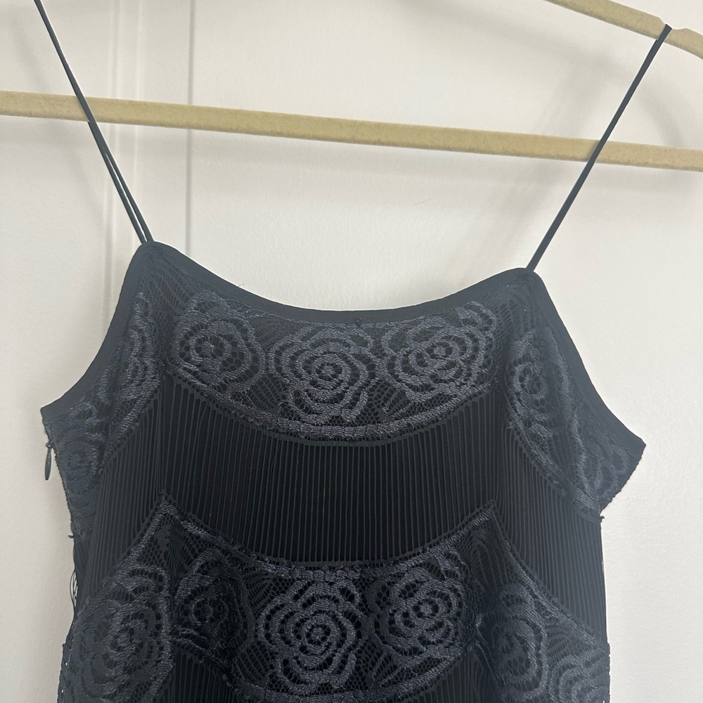 Zac Posen Black Lace Maxi Dress - Picture 3 of 6